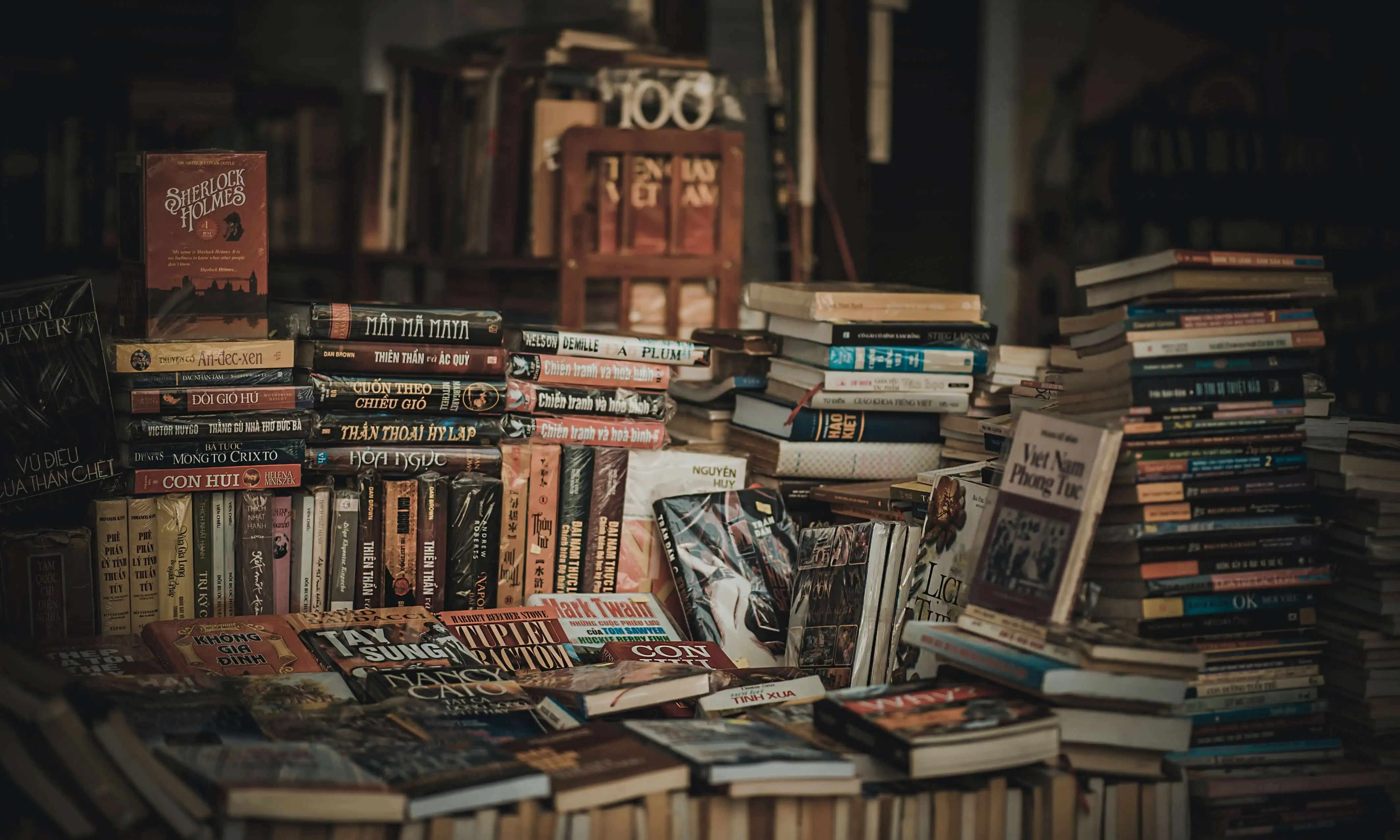 Pile of books