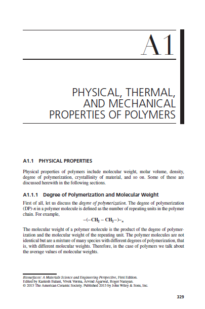 Chapter: A Materials Science and Engineering Perspective by Balani, Verma, Agarwal, Narayan pdf